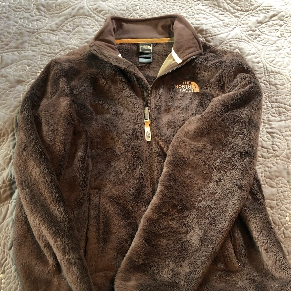Fuzzy zip up NorthFace
